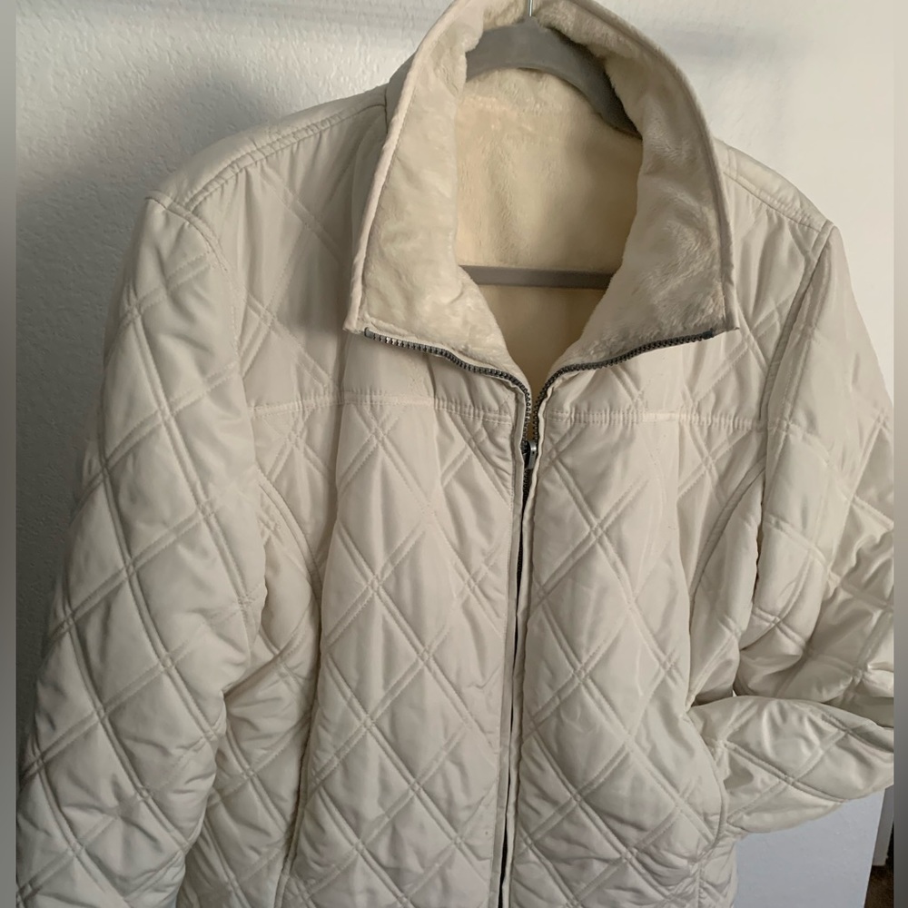 Cozy Quilted fully lined reversible coat